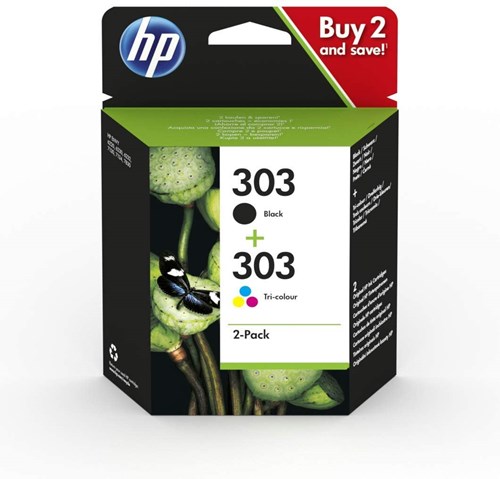 CRT HP303 Pack COMBO (MC24) - Noir et Tricolore
