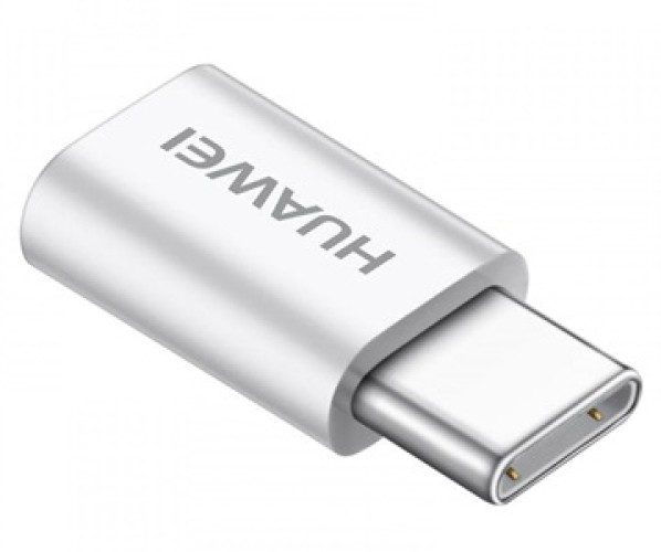 Adaptateur Micro USB vers USB Type-C Huawei - Dongle Blanc
