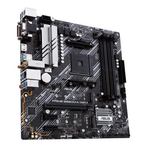 CM ASUS B550M-A WIFI II (sAM4) 4DDR4 PCIE DVI-D/HDMI/VGA mATX