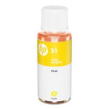 HP 31 - Bouteille Jaune - 70 ml - 8 000 pages