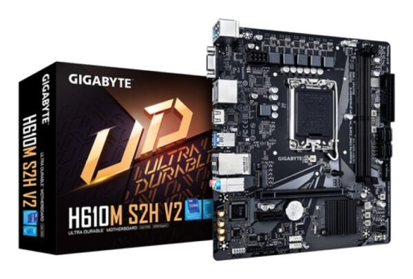 CM GIGABYTE H610M S2H V2 (s1700) 2DDR5 5600 PCIe16 VGA/DVI/HDMI mATX