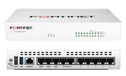 FG-60F WAN PORTS 1 X DMZ PORT PAS DE CABLE FR