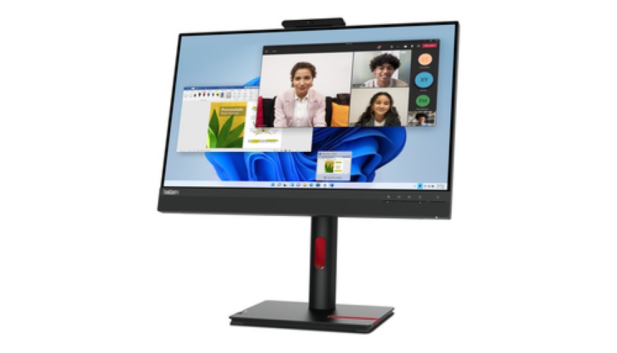 LED 23,8 wide * LENOVO TiO-24 4ms FHD DP/HDMI USB-C +Cam HP HAS * 3Y – Image 3