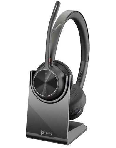 Poly Voyager 4320 USB-C Headset +BT700 dongle +Charging Stand
