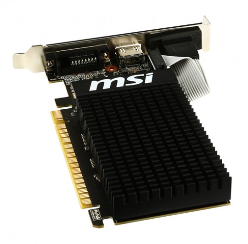 CV MSI GT710 2GD3H LP GF710 2GB DL-DVI-D HDMI VGA LOW PROFILE