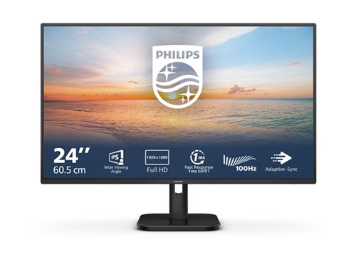ECRAN 24" IPS- 1920 x 1080 Full HD (1080p) @ 100 Hz -1ms HDMI VGA - INCLINAISON