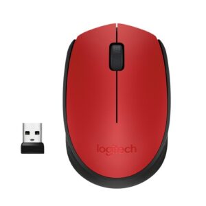 SOURIS LOGITECH M171 Optique s/fil Nano USB * Rouge – Image 1