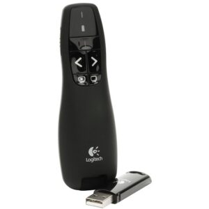 TELECOMMANDE LOGITECH PRES R400 NOIR 2.4GHZ POINTEUR LASER ROUGE